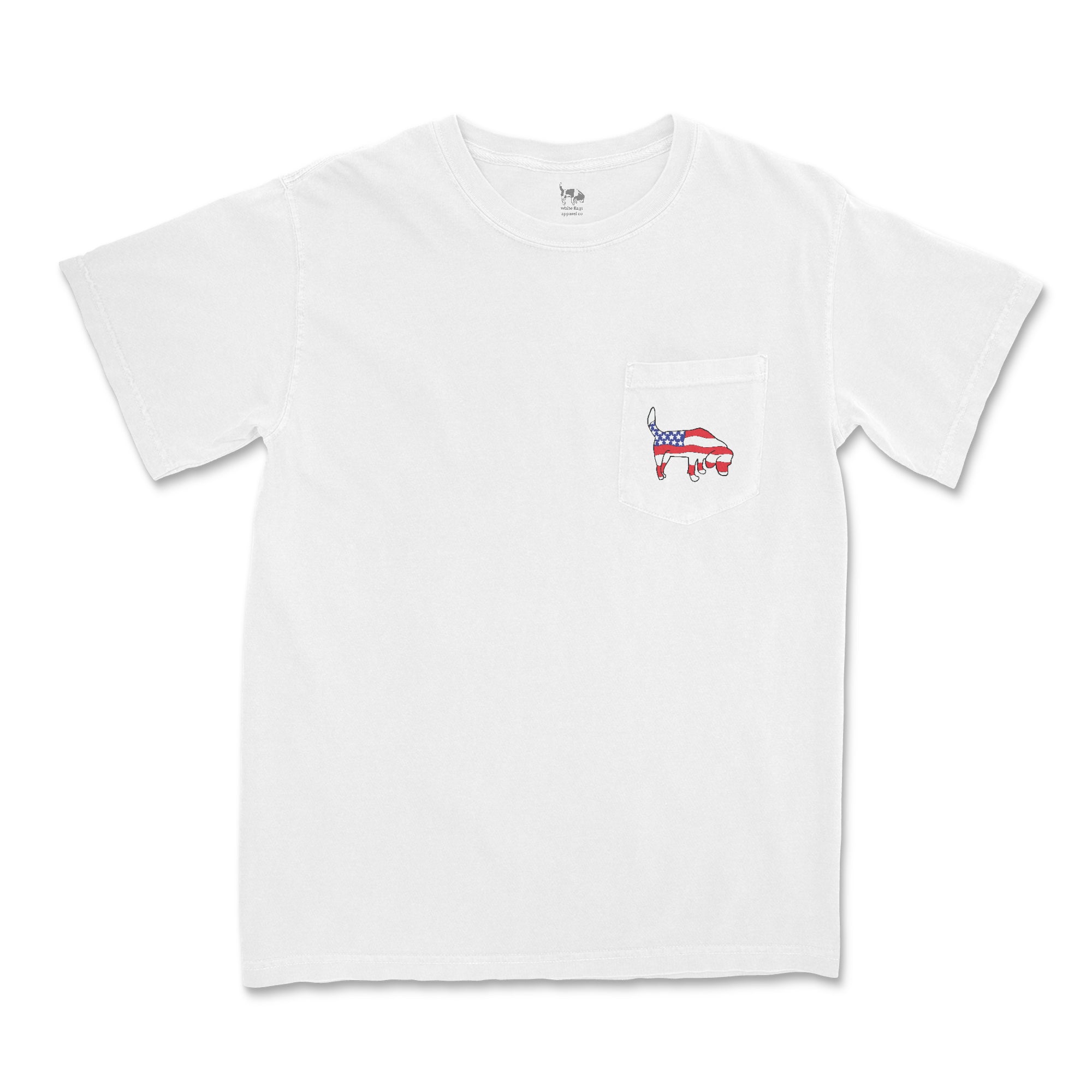 Explorer Pocket Tee - American Flag Fill