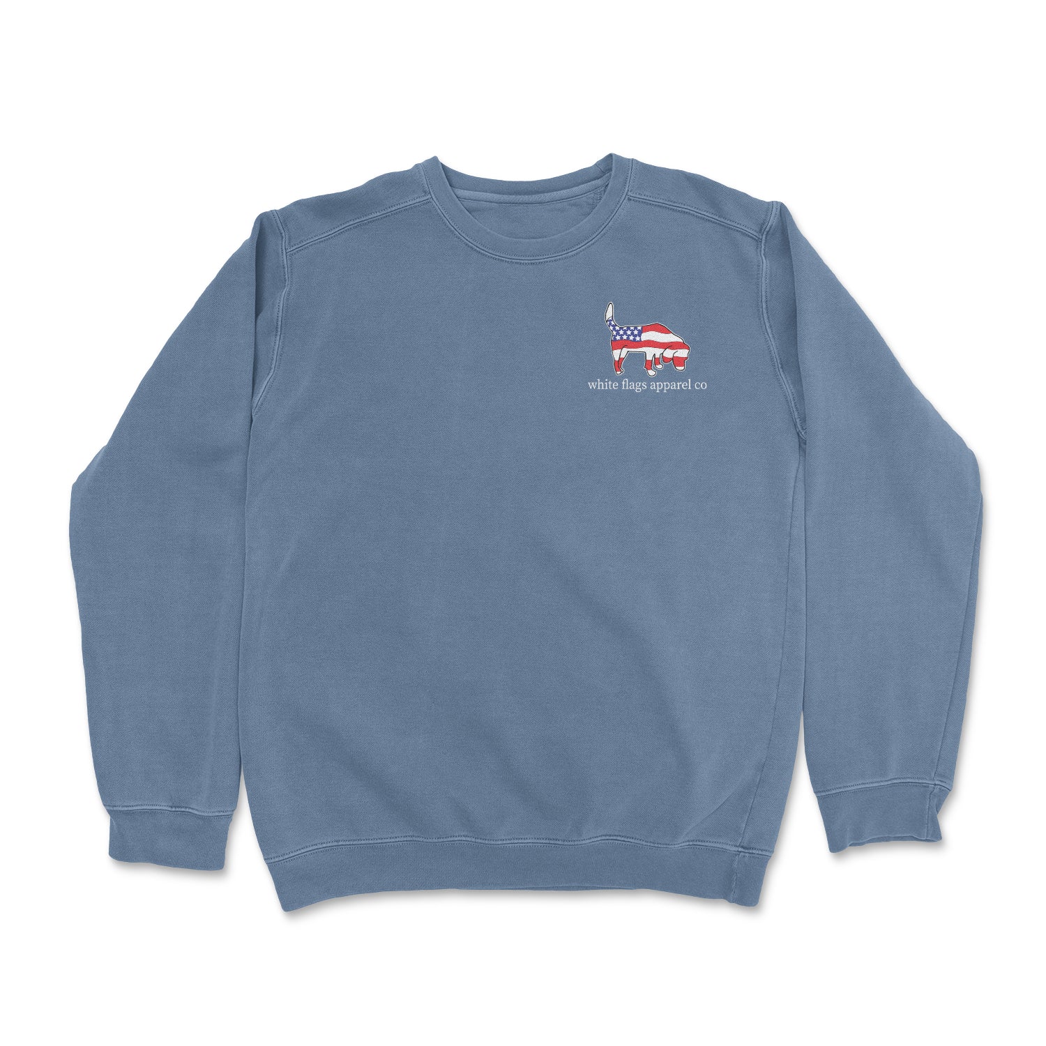 Soft Pastel Crewneck - American Flag