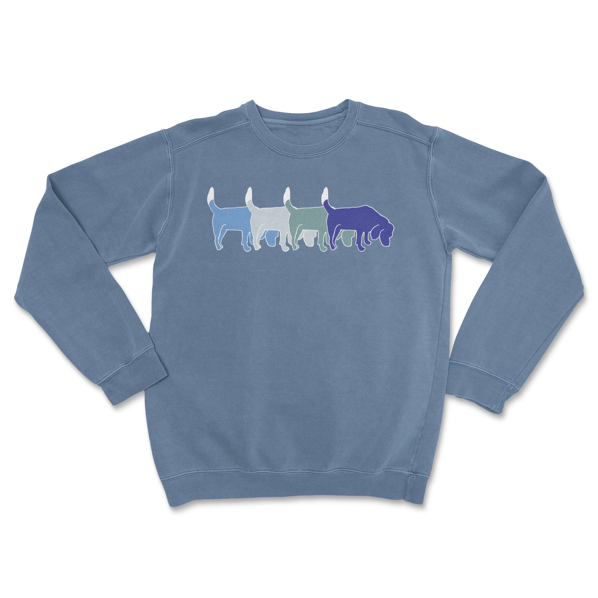 Soft Pastel Crewneck - Color Palette Graphic