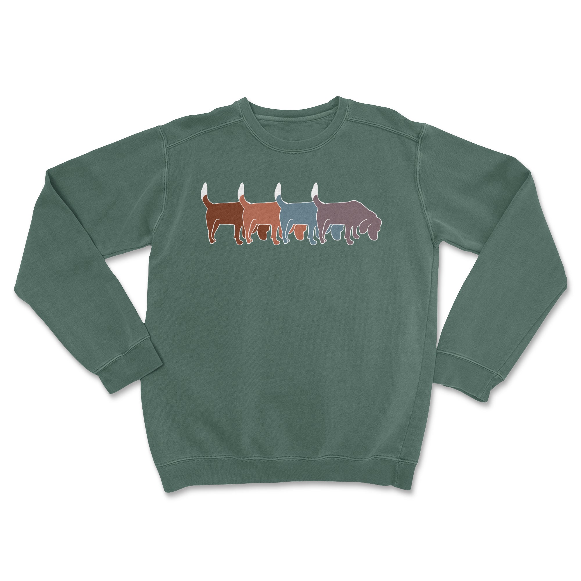 Soft Pastel Crewneck - Color Palette Graphic