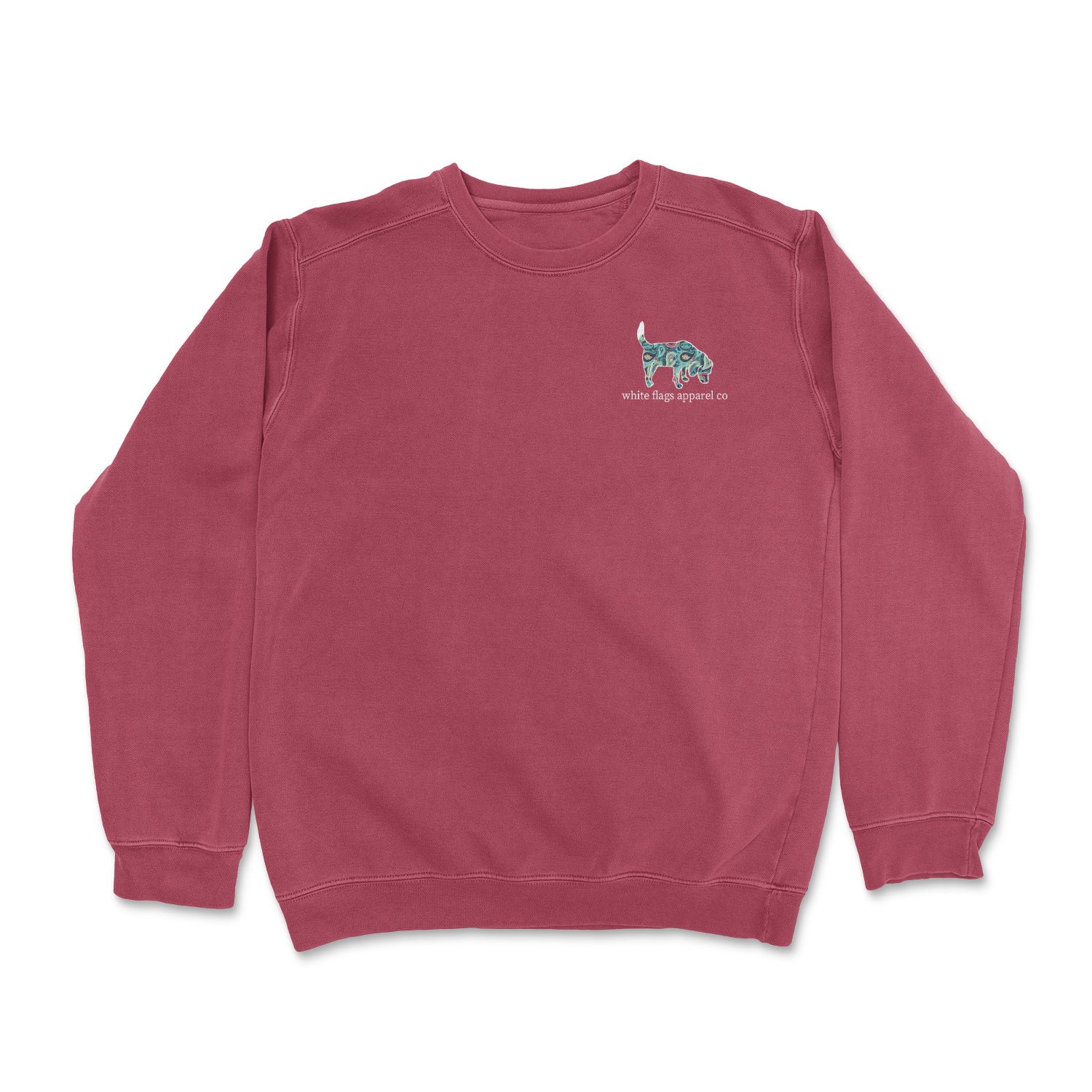 Soft Pastel Crewneck - Paisley Fill