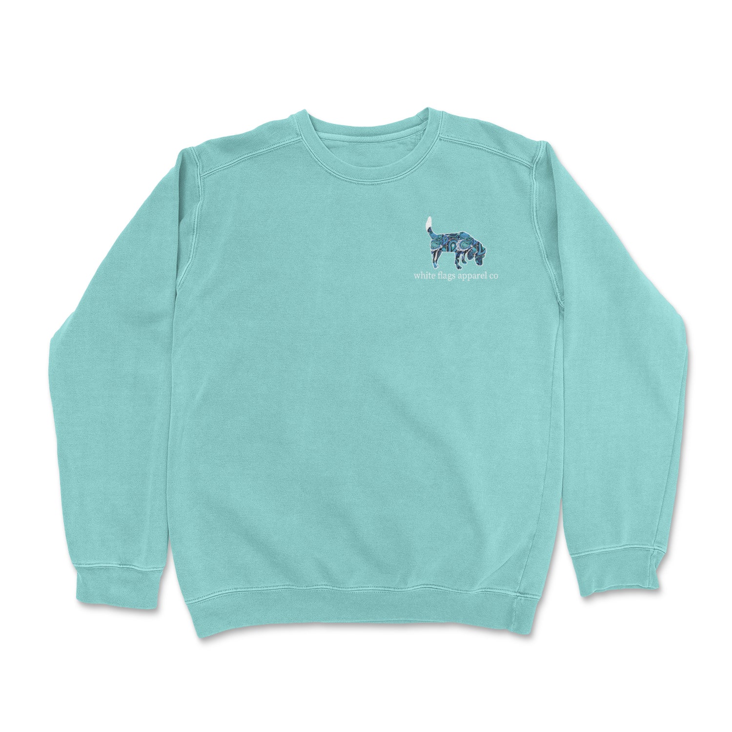 Soft Pastel Crewneck - Paisley Fill