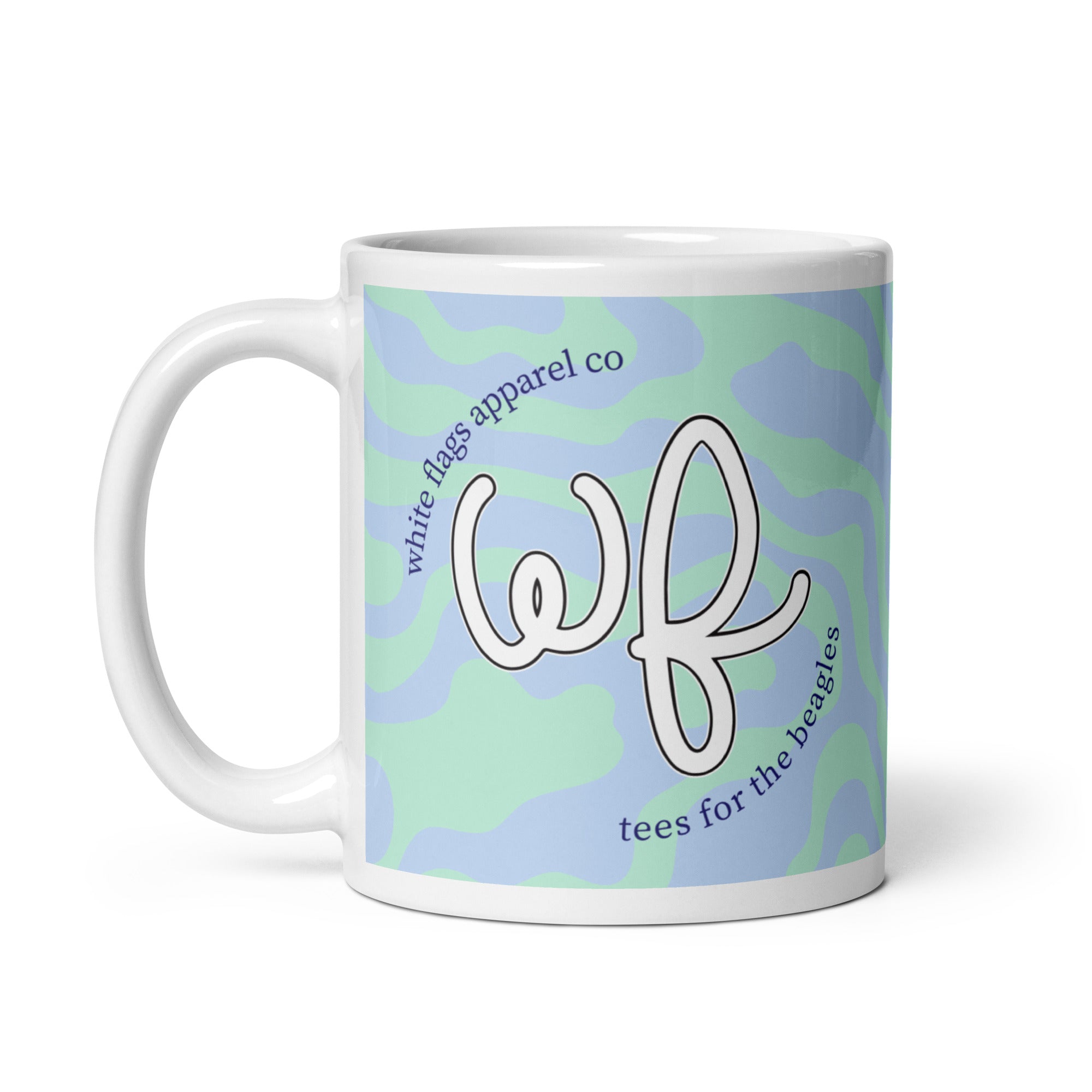 Coffee Mug - Blue Tie-Dye