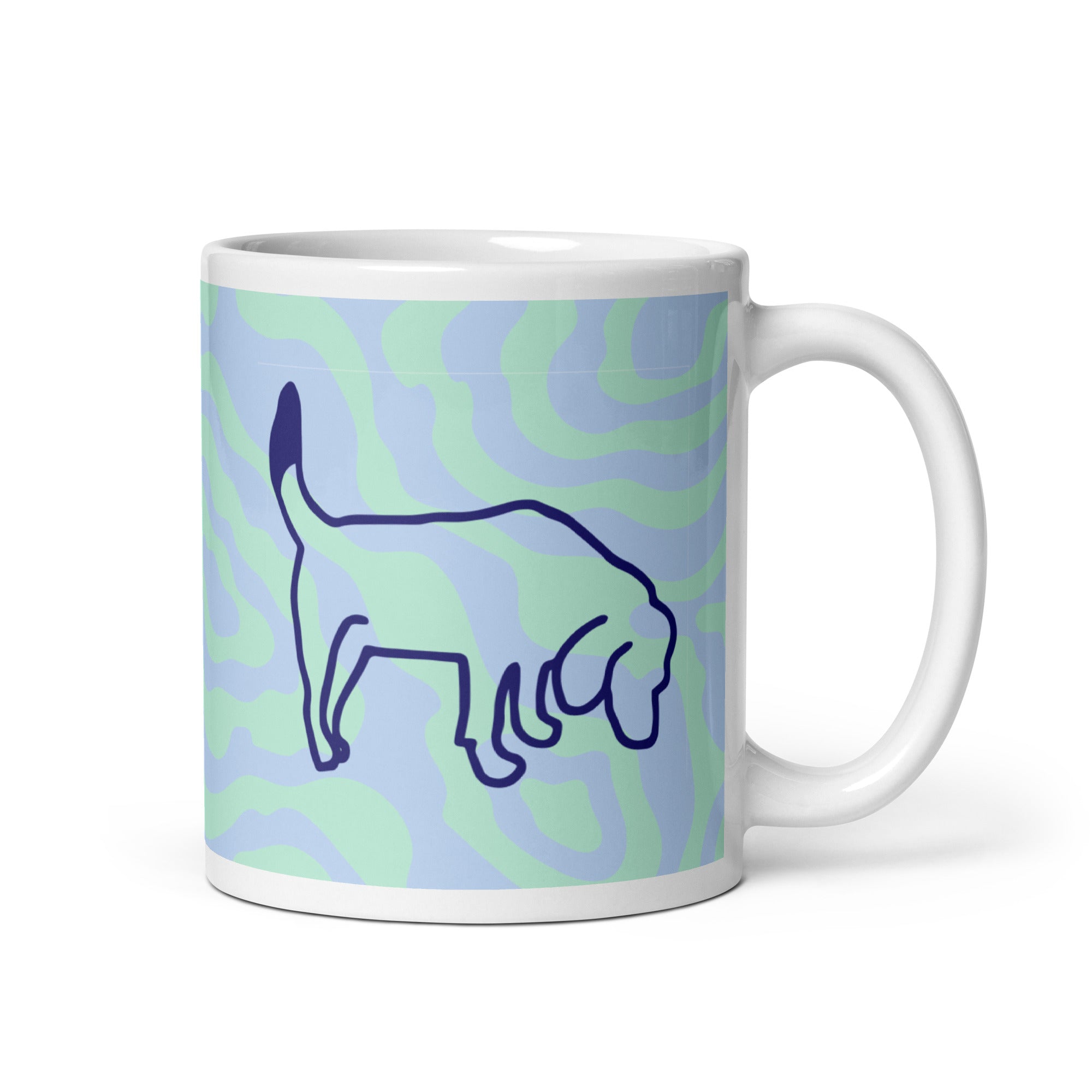 Coffee Mug - Blue Tie-Dye