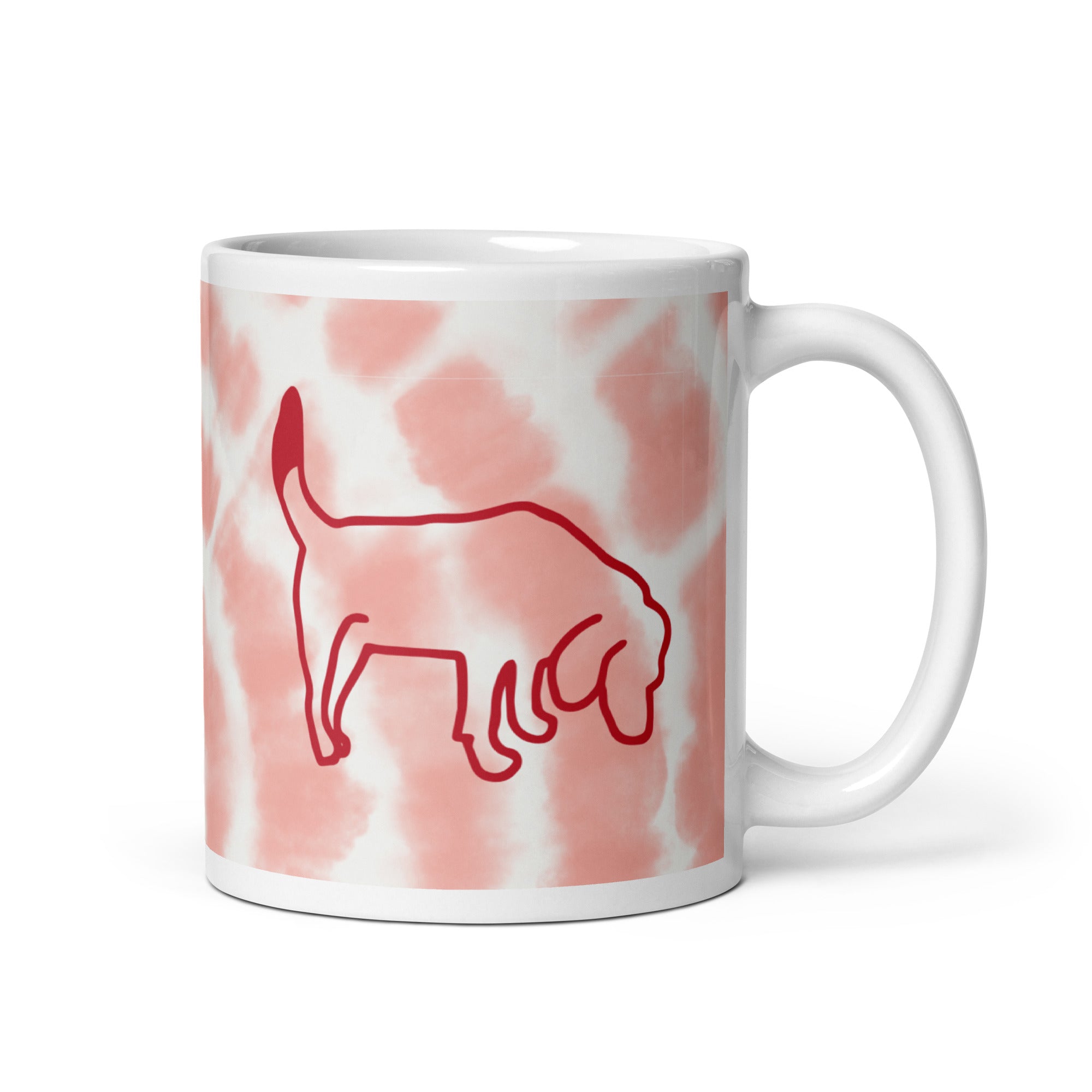 Coffee Mug - Red Tie-Dye